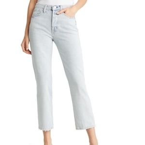 NWT Pistola Charlie High Rise Straight Rennie wash size 32